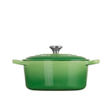 Le Creuset Signature Cast Iron Round Casserole 22cm Bamboo Green - Image 05