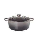 Le Creuset Signature Cast Iron Round Casserole 26cm - 5.3 Litre Flint - Image 02