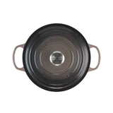 Le Creuset Signature Cast Iron Round Casserole 26cm - 5.3 Litre Flint - Image 04