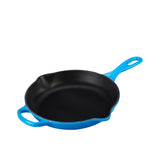 Le Creuset Signature Cast Iron Round Skillet 26cm Azure in Blue - Image 01