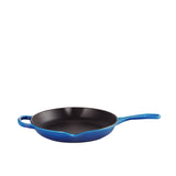 Le Creuset Signature Cast Iron Round Skillet 26cm Azure in Blue - Image 04