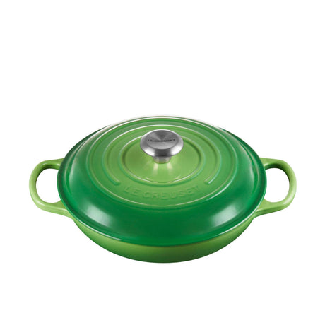 Le Creuset Signature Cast Iron Shallow Casserole 26cm Bamboo Green - Image 01