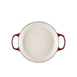 Le Creuset Signature Cast Iron Shallow Casserole 26cm - 2.2 Litre Rhone with Gold Knob - Image 06