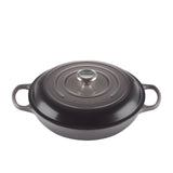 Le Creuset Signature Cast Iron Shallow Casserole 30cm - 3.5L Flint - Image 02