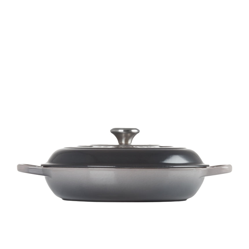 Le Creuset Signature Cast Iron Shallow Casserole 30cm - 3.5L Flint - Image 03