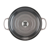 Le Creuset Signature Cast Iron Shallow Casserole 30cm - 3.5L Flint - Image 04