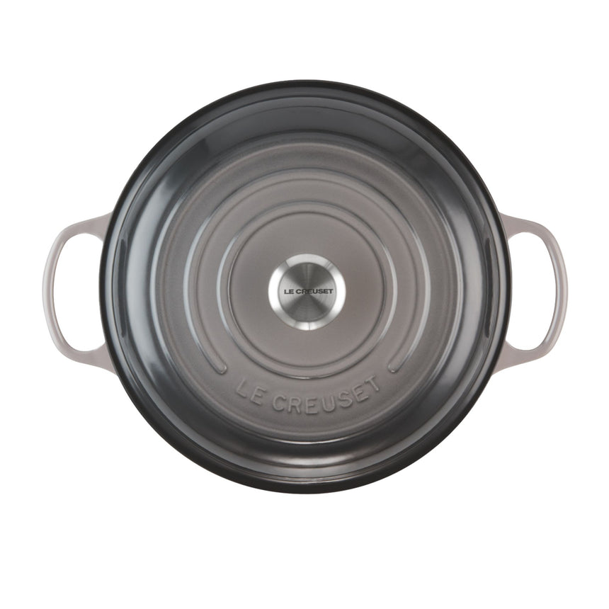 Le Creuset Signature Cast Iron Shallow Casserole 30cm - 3.5L Flint - Image 04