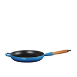 Le Creuset Signature Cast Iron 28cm Frypan Azure in Blue - Image 04