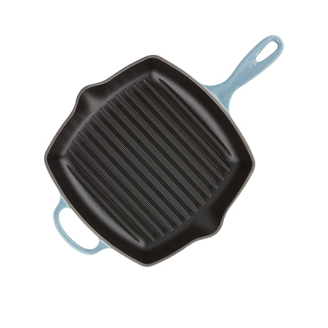 Le Creuset Signature Cast Iron Square Grillit 26cm Chambray - Image 01