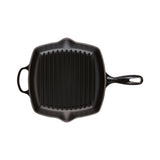 Le Creuset Signature Cast Iron Square Grillit 26cm Satin in Black - Image 03