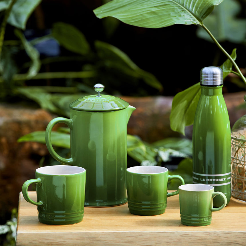 Le Creuset Stoneware French Coffee Press Bamboo Green - Image 03