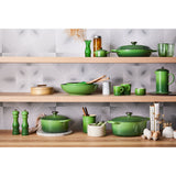 Le Creuset Signature Cast Iron Shallow Casserole 30cm Bamboo Green - Image 02