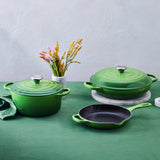 Le Creuset Signature Cast Iron Oval Casserole 29cm Bamboo Green - Image 03