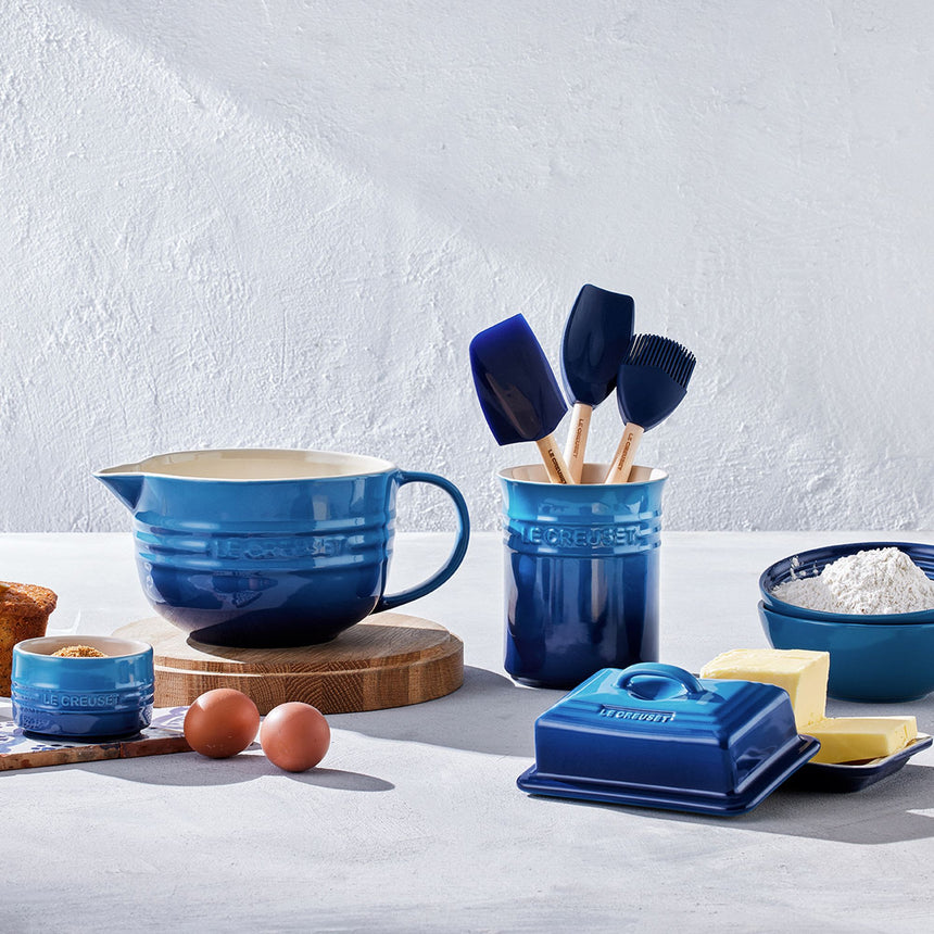 Le Creuset Stoneware Butter Dish Azure in Blue - Image 02