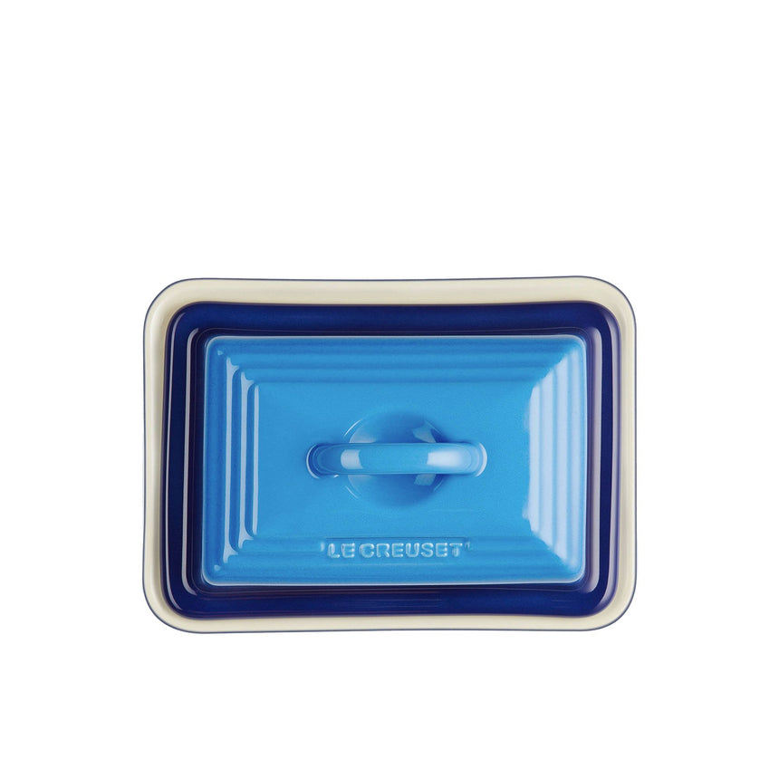 Le Creuset Stoneware Butter Dish Azure in Blue - Image 03