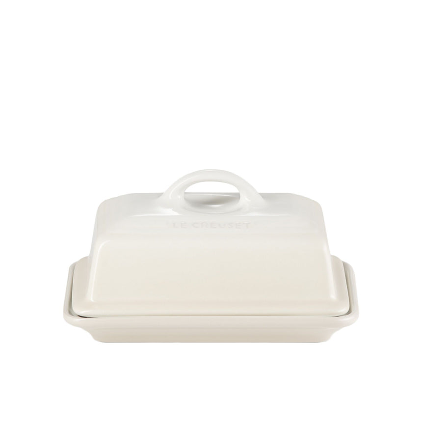 Le Creuset Stoneware Butter Dish Meringue - Image 01