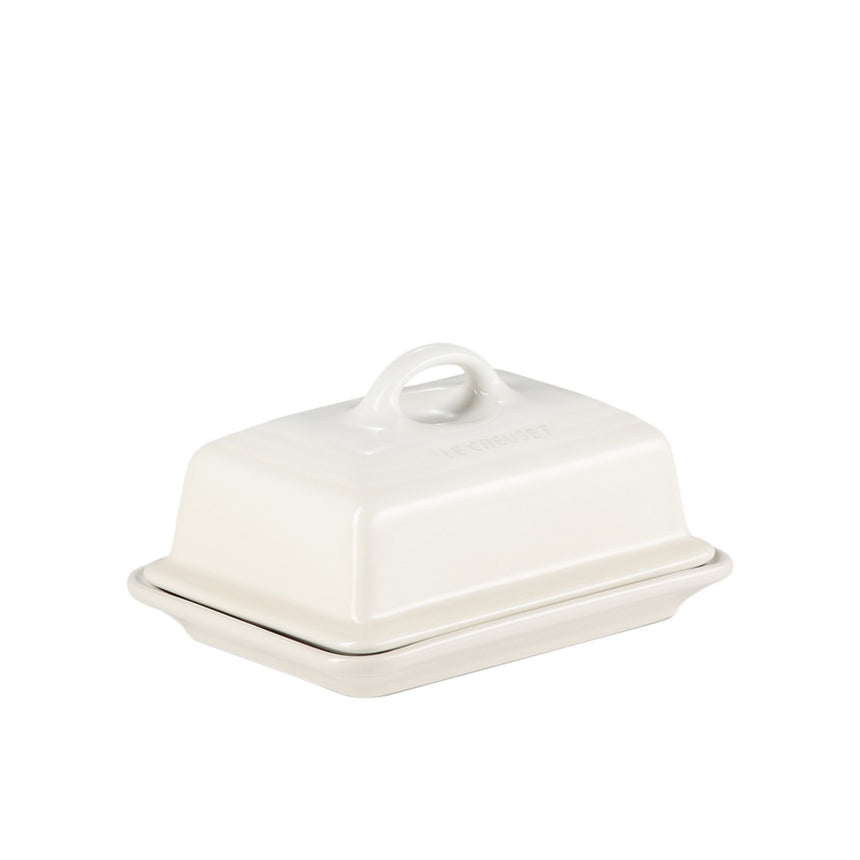 Le Creuset Stoneware Butter Dish Meringue - Image 06