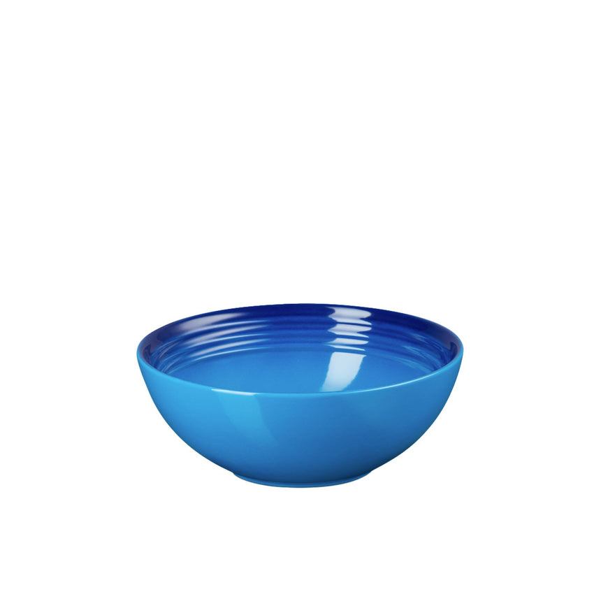 Le Creuset Stoneware Cereal Bowl 16cm Azure in Blue - Image 01