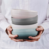 Le Creuset Stoneware Coupe Cereal Bowl 16cm Sea Salt - Image 06