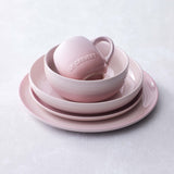 Le Creuset Stoneware Coupe Cereal Bowl 16cm Shell in Pink - Image 02