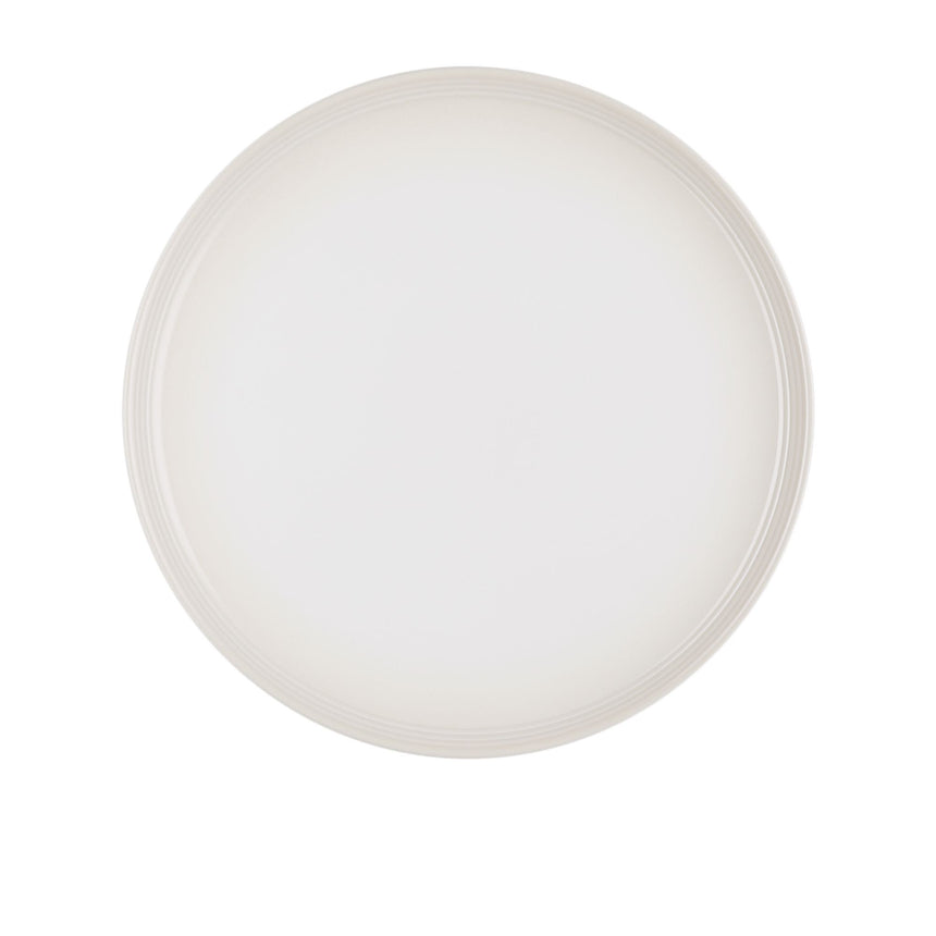 Le Creuset Stoneware Coupe Dinner Plate 27cm Meringue - Image 01