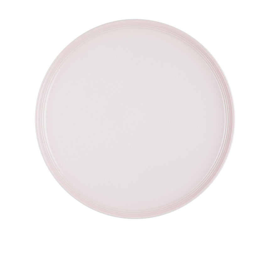 Le Creuset Stoneware Coupe Dinner Plate 27cm Shell in Pink - Image 01