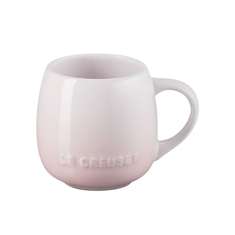 Le Creuset Stoneware Coupe Mug 320ml Shell in Pink - Image 01