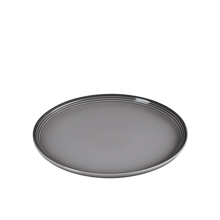 Le Creuset Stoneware Coupe Salad Plate 22cm Flint - Image 05