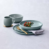 Le Creuset Stoneware Coupe Salad Plate 22cm Sea Salt - Image 03