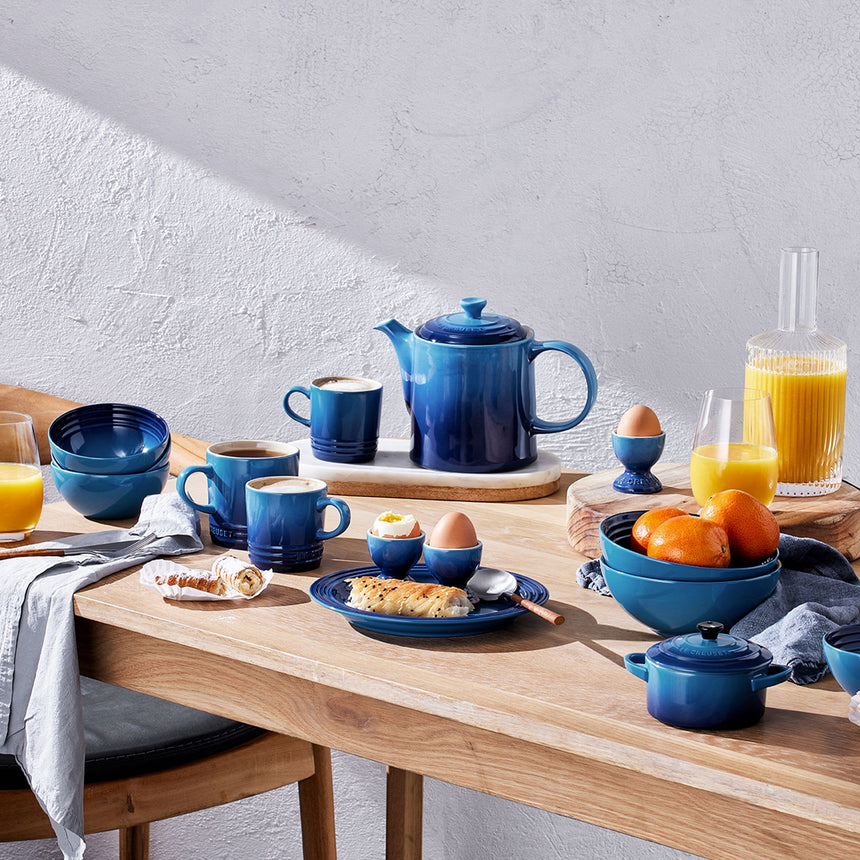 Le Creuset Stoneware Egg Cup Azure in Blue - Image 02