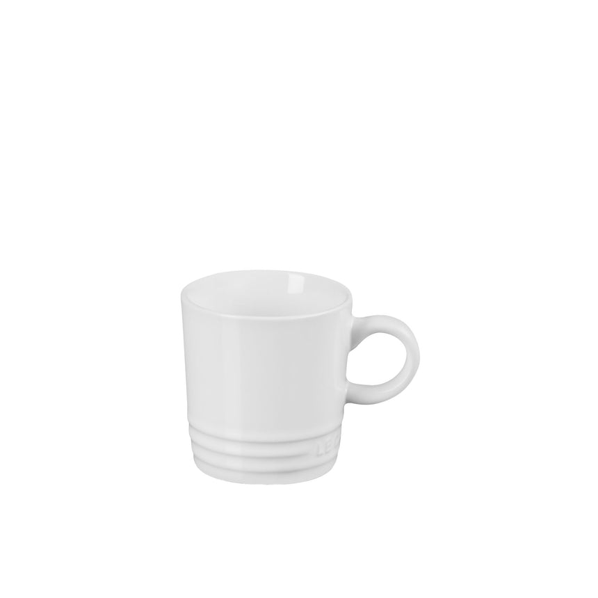 Le Creuset Stoneware Espresso Mug 100ml in White - Image 01