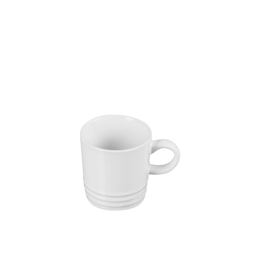 Le Creuset Stoneware Espresso Mug 100ml in White - Image 02