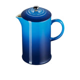 Le Creuset Stoneware French Coffee Press Azure in Blue - Image 06