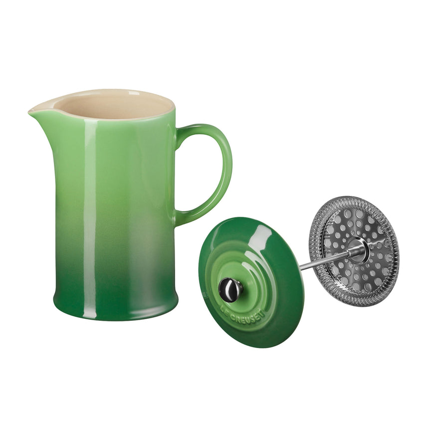 Le Creuset Stoneware French Coffee Press Bamboo Green - Image 06