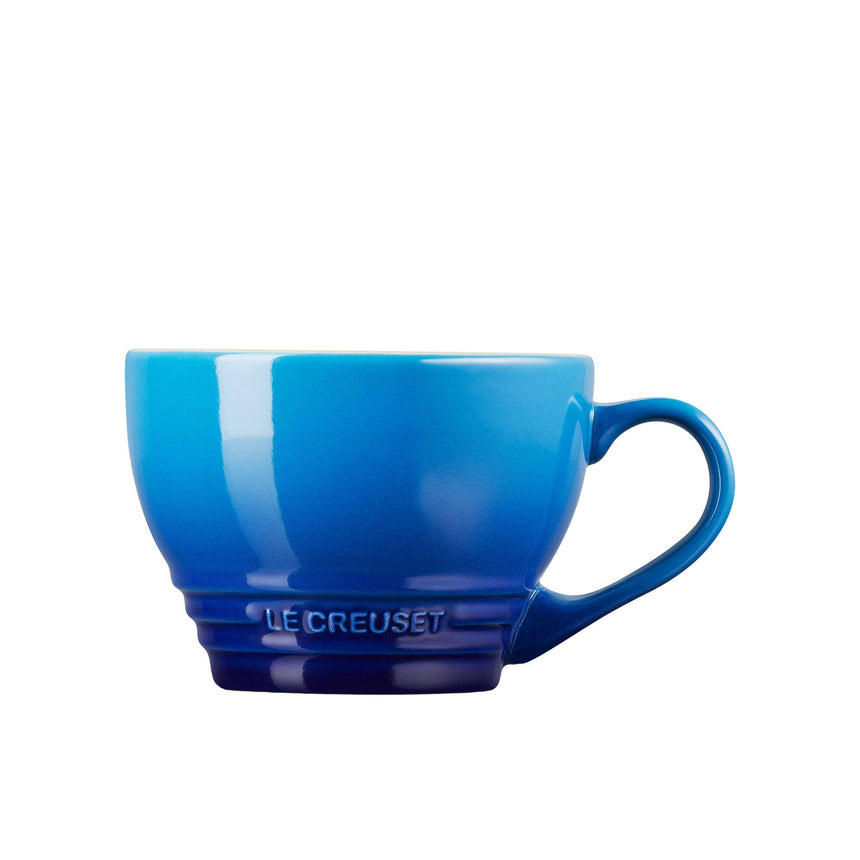 Le Creuset Stoneware Grand Mug 400ml Azure in Blue - Image 03