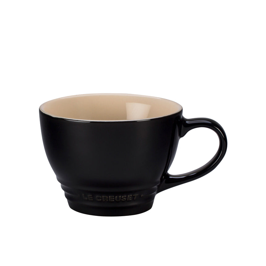 Le Creuset Stoneware Grand Mug 400ml Satin in Black - Image 01