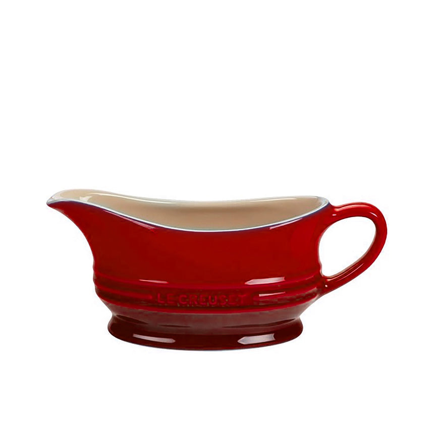 Le Creuset Stoneware Gravy Boat 400ml Cerise - Image 01