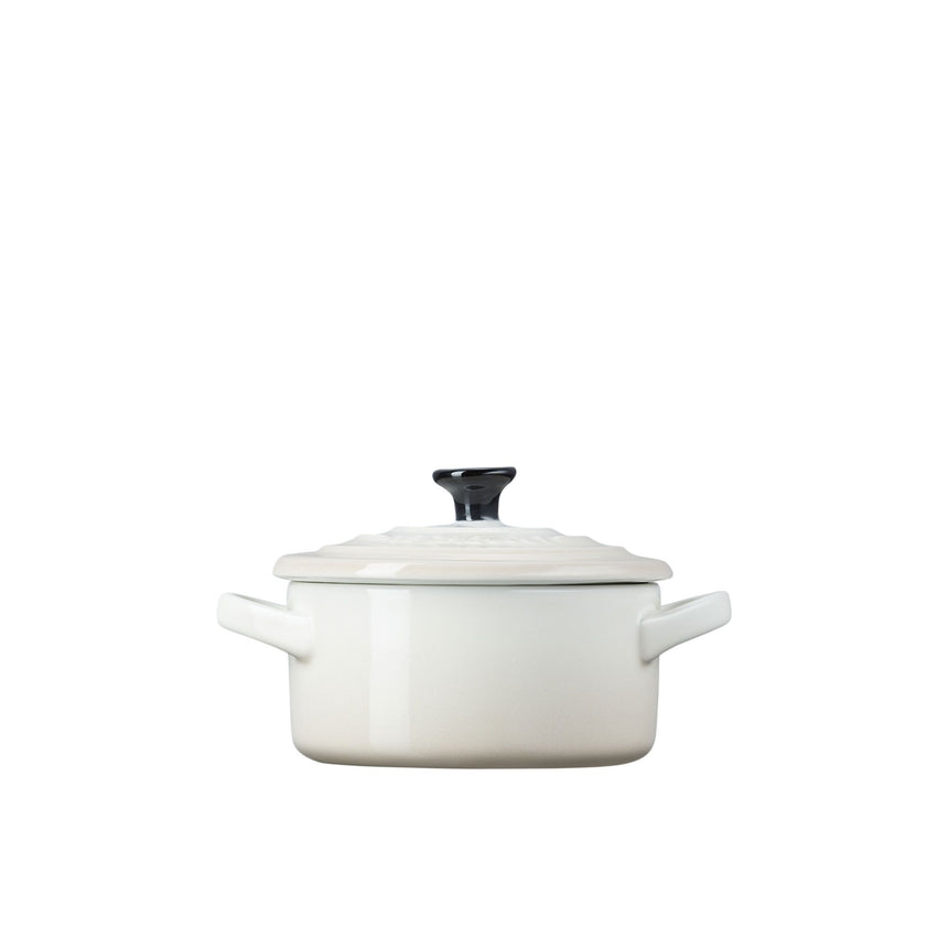 Le Creuset Stoneware Mini Round Casserole 9cm Meringue - Image 06