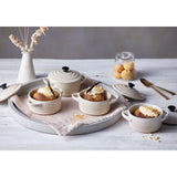 Le Creuset Stoneware Mini Round Casserole 9cm Meringue - Image 03