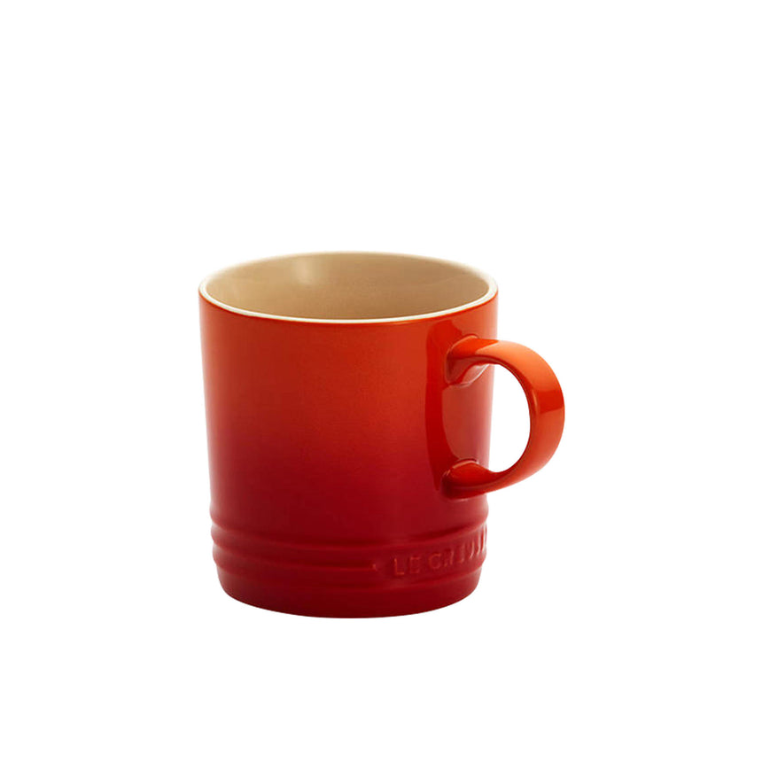 Le Creuset Stoneware Cappuccino Mug 200ml Volcanic Orange - Image 01