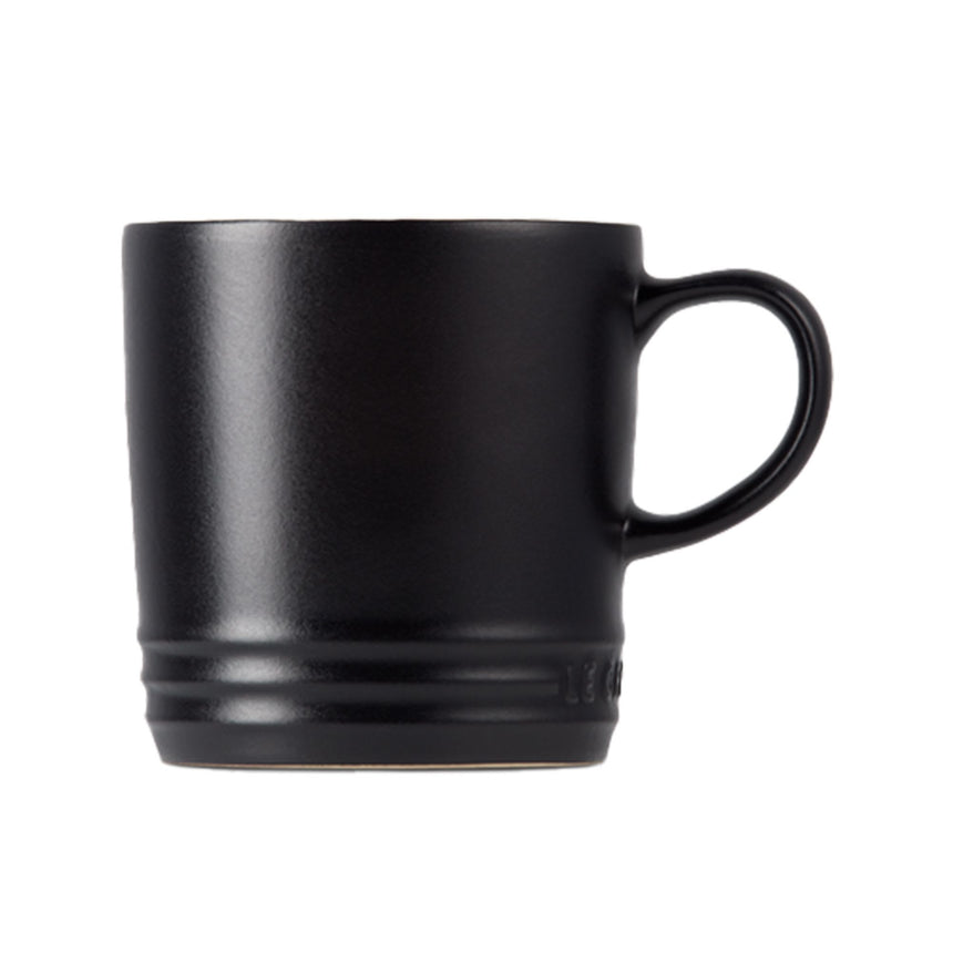 Le Creuset Stoneware Mug 350ml Satin in Black - Image 04