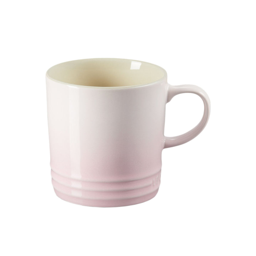 Le Creuset Stoneware Mug 350ml Shell in Pink - Image 01