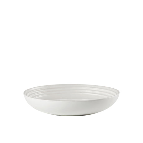 Le Creuset Stoneware Pasta Bowl 22cm in White - Image 01