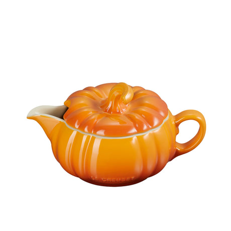 Le Creuset Stoneware Pumpkin Gravy Boat 400mL Marronnier - Image 02