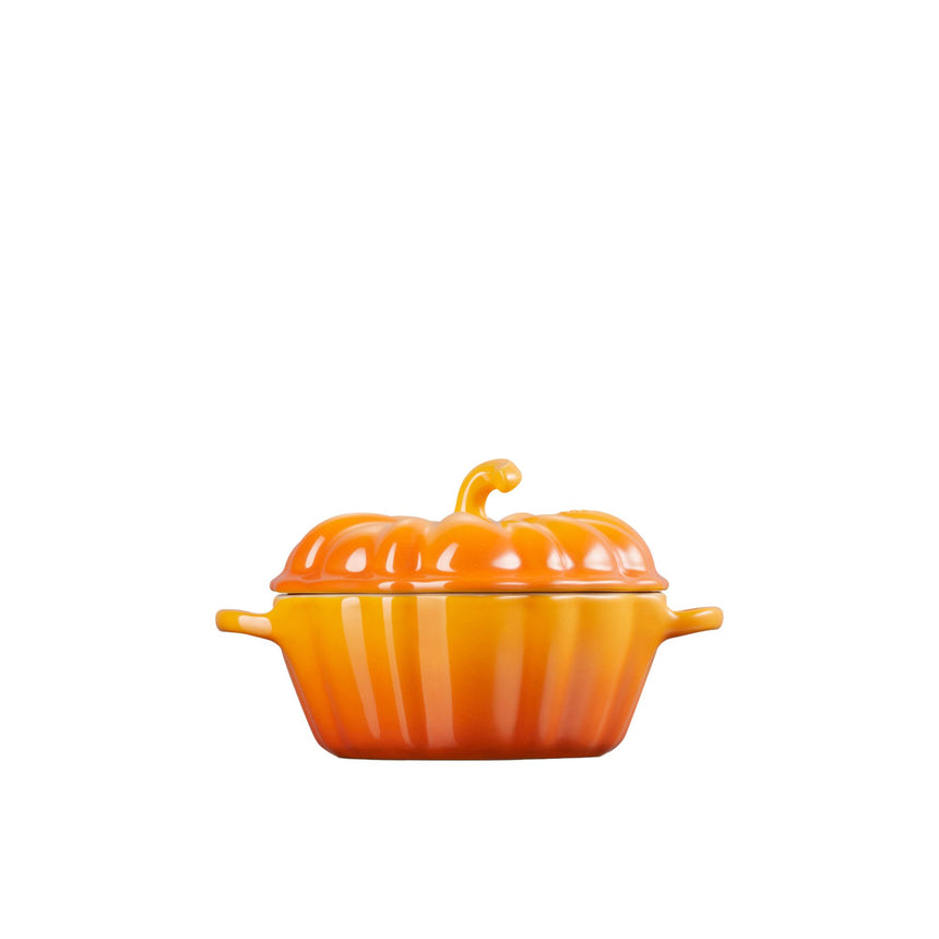 Le Creuset Stoneware Pumpkin Mini Cocotte 350mL Marronnier - Image 03