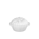 Le Creuset Stoneware Pumpkin Mini Cocotte 350mL White - Image 02