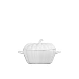 Le Creuset Stoneware Pumpkin Mini Cocotte 350mL White - Image 03