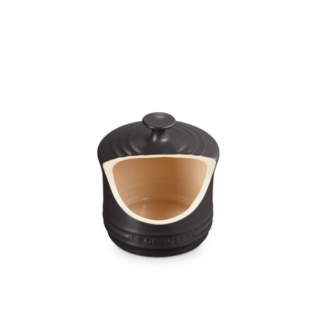 Le Creuset Stoneware Salt Pig Satin in Black - Image 02