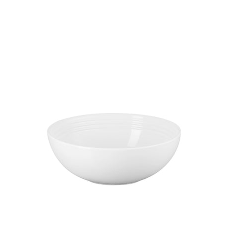 Le Creuset Stoneware Serving Bowl 24cm in White - Image 01