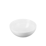 Le Creuset Stoneware Serving Bowl 24cm in White - Image 02